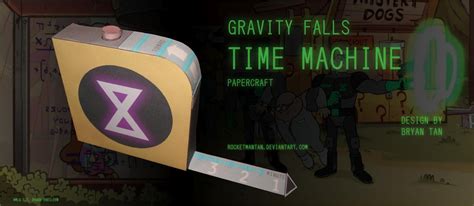 Gravity Falls - Time Machine Papercraft | Papercraft Paradise ...