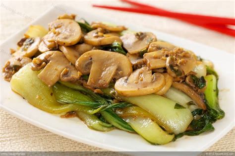 Bok Choy And Mushroom Stir Fry Recipe