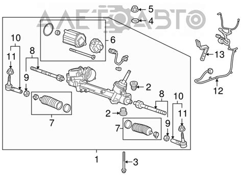 Рейка рулевая Chevrolet Cruze 11-15 электро 39032955 артикул 214483 ...