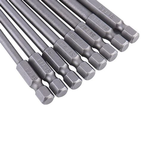 8PCS Torx Screwdriver Drill Bit Set 100MM Extra Long Hex Security