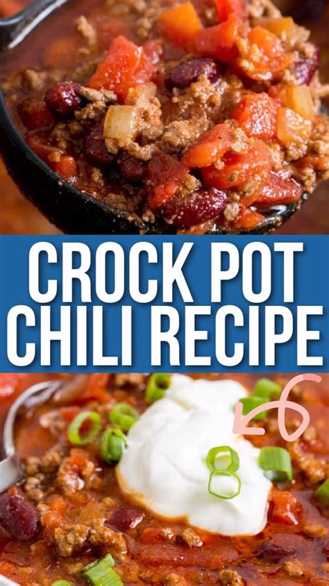 Easy Slow Cooker Chili Ready In 30 Steps Classic Recipe Artofit