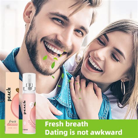 Cfxnmzgr Fruit Flavored Oral Spray Mouth Spray Fresh Breath Compact