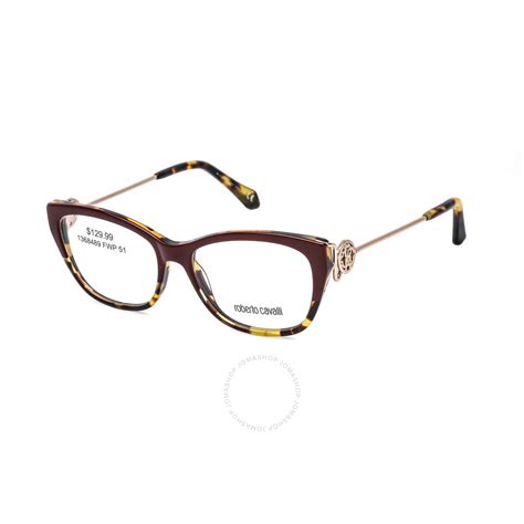 Roberto Cavalli Ladies Red Cat Eye Eyeglass Frames Rc50513056 51 889214177032 Eyeglasses