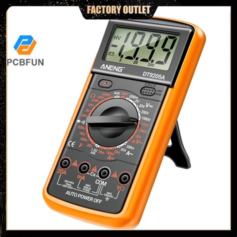 Multimeter Aneng Dt A Intelligent High Precision Multi Function Lcd