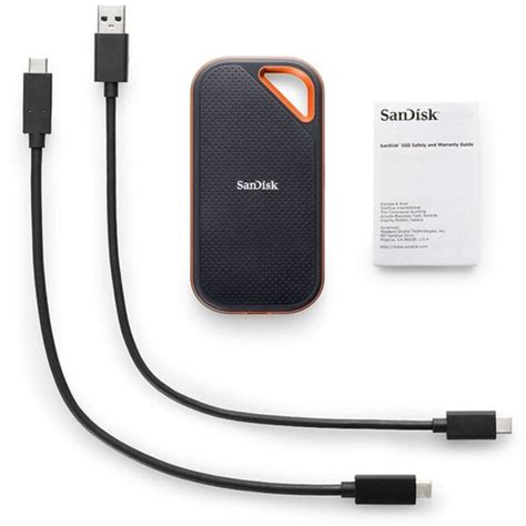 SanDisk Extreme Pro Portable V2 2 TB Externe SSD Zwart Oranje