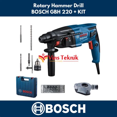 Mesin Bor Bobok Beton Bosch GBH220 SDS Plus Rotary Hammer 22mm GBH 220