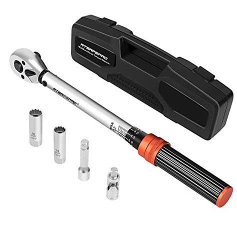 Atsafepro 3 8 Torque Wrench 10 60 Nm Spark Plug Click Torque Wrench Set With Two Way