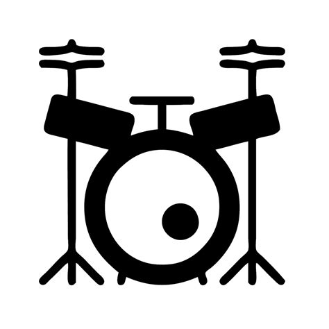 Drum Set Decal Sticker - Etsy