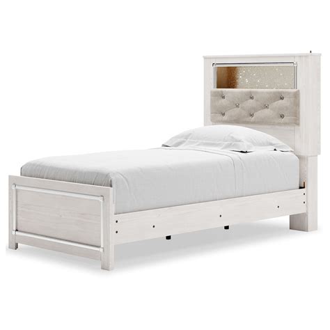 Altyra - White - Twin Panel Bookcase Bed – Washburn's Home Furnishings