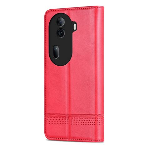 For Oppo Reno Pro China Azns Magnetic Calf Texture Flip Leather Phone