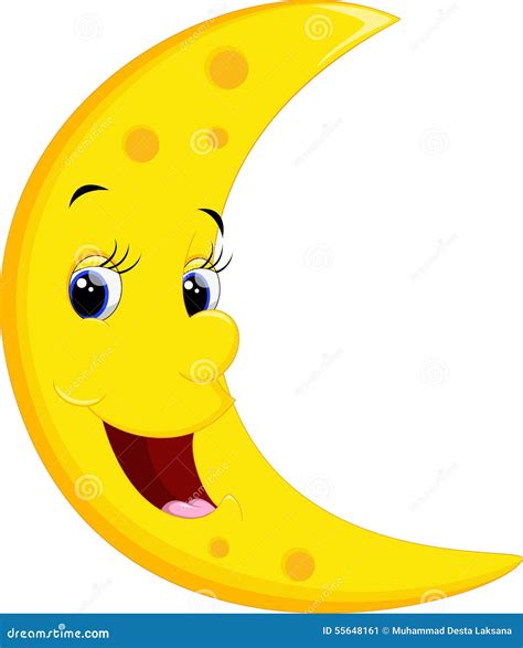 Smiling Moon Cartoon Stock Illustration Illustration Of Decoration