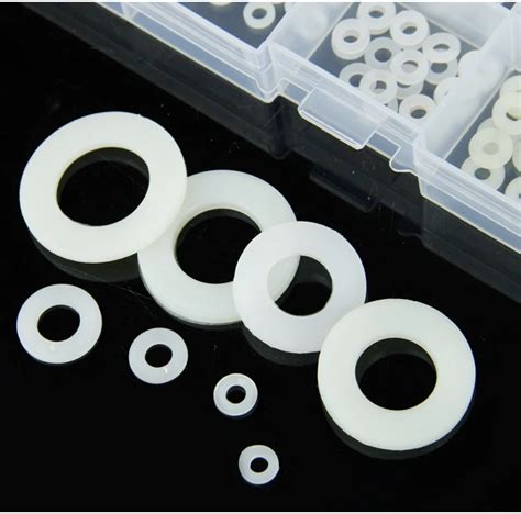 175pcs Lot White Rubber O Ring Gasket 15 Sizes Rubber Washer Auto Air