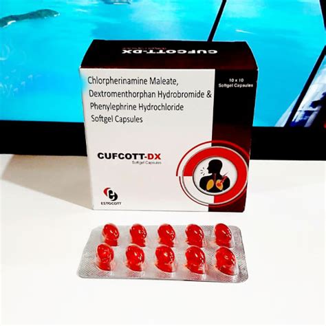 CUFCOTT DX Softgel Capsules Estocott Pharma Pvt Ltd