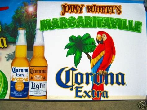 Corona Extra Jimmy Buffett Margaritaville Banner New