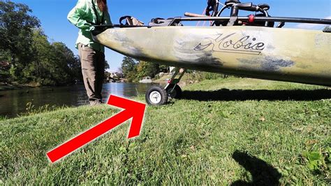 How To Load Hobie Kayak On Scupper Cart Without Tipping On Its Side