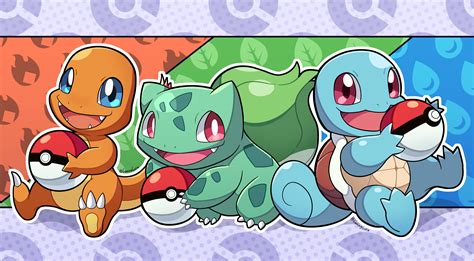 Kanto Pokemon Starters : . (Drawn by me) : r/pokemon