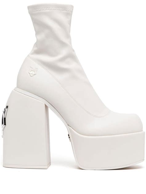 Botas Sugar Con Plataforma De 150mm Naked Wolfe De Color Blanco Lyst