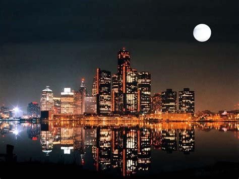 Detroit Skyline Wallpapers - Wallpaper Cave