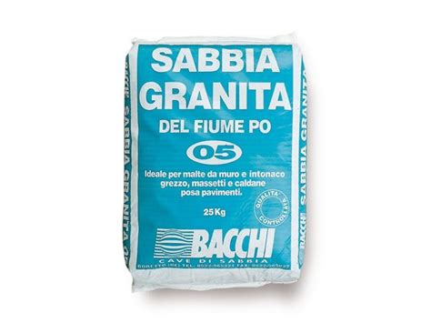 Sabbia Granita In Sacchi Sabbia Granita Del Fiume Po Lavata E