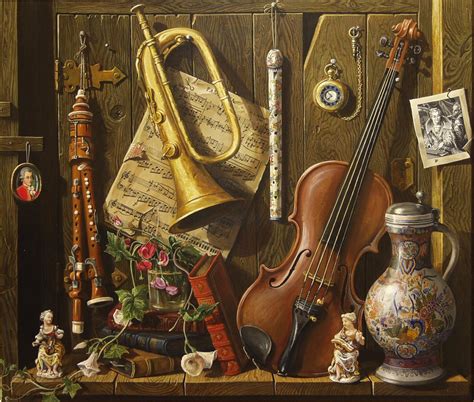 Натюрморт с флейтой | Художник Александр Маслак