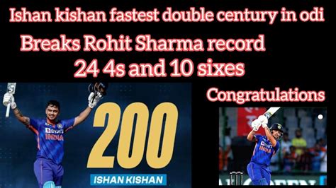 Ishan Kishan Fastest Double Century In Odi Kohli 72th Century Ind Vs