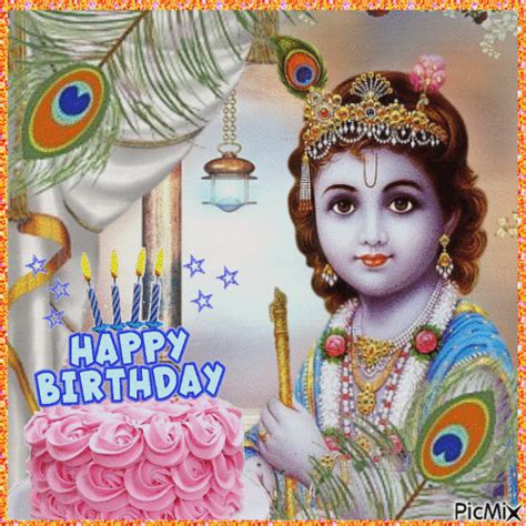 Concours Joyeux Anniversaire Krishna Free Animated Picmix