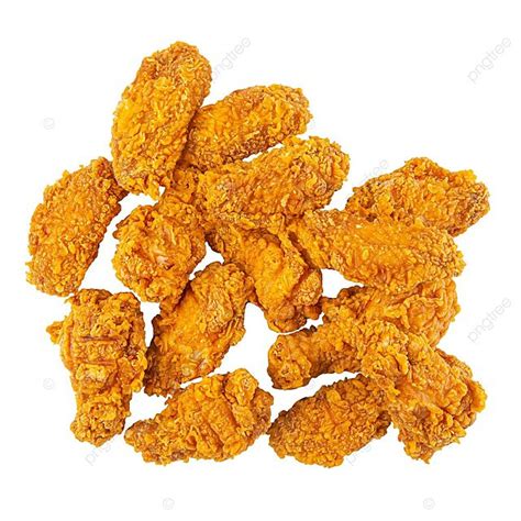 Isolated Crispy Fried Chicken Wings Nutrition Meal Dinner Photo