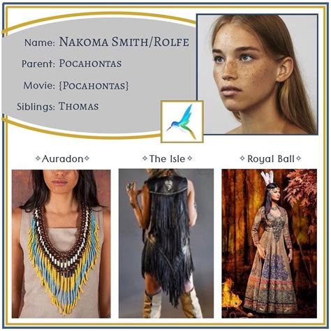 Descendants OCs on Instagram: “Nakoma Daughter of Pocahontas