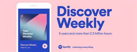 Spotify S Discover Weekly Playlist Has Been Streamed For Over