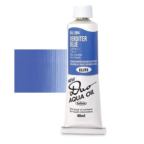 Holbein Duo Aqua Water Soluble Oil Verditer Blue Ml Elite Jerry S