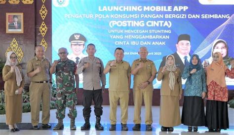 Tekan Angka Stunting Asisten Ii Launching Aplikasi Posting Cinta