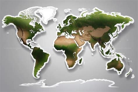 Premium Photo World Map On Transparent Background Vector Illustration