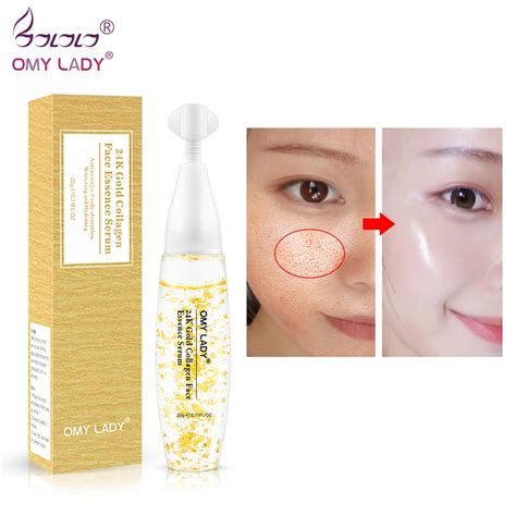 OMY LADY 24K Золотая эссенция для лица жидкий Коллаген для ухода за ...