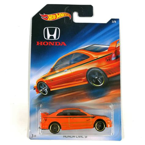 Машинка Hot wheels 1 64 HONDA CIVIC S1 Collector Edition Metal Diecast Model Toy Gift купить с