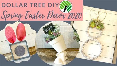 Dollar Tree Diy Spring Easter Decor Youtube