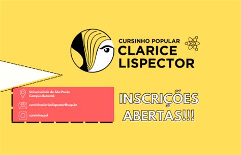 Cursinho Clarice Lispector - Cursinho Popular Clarice Lispector encerra inscrições para formação de ...