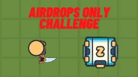 Airdrops Only Challenge Zombsroyale Io Youtube