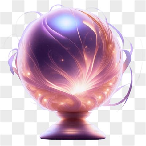 Descarga Bola De Cristal Morada Para Adivinaci N Y Simbolismo Png En