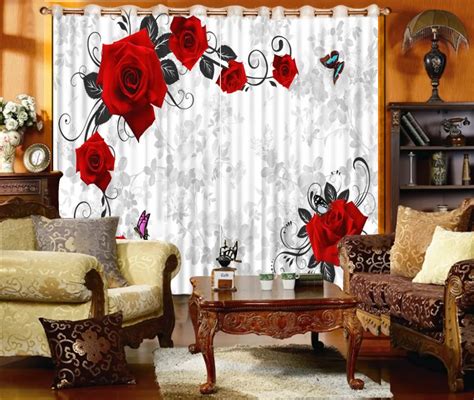 fashion decor home decoration for bedroom red flower rose Beautiful 3D ...