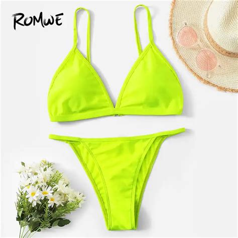 Sexy Bikinis Mujer Acolchado Ne N Amarillo Bikini Set Caramelo