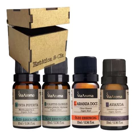 Kit De Aceites Esenciales Via Pure Aroma Caja De Regalo Mercadolibre