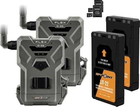 Amazon Spypoint Flex G Twin Pack Cellular Trail Camera Mp