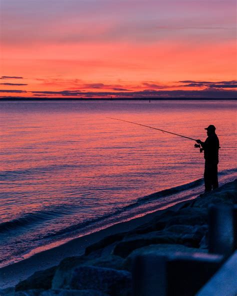 Fishing Sunset Wallpapers K Hd Fishing Sunset Backgrounds On