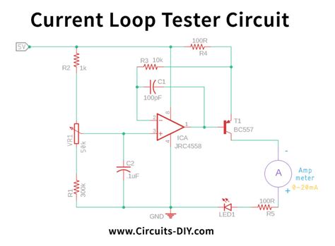 4 20mA Current Loop Tester Using JRC4558 Op