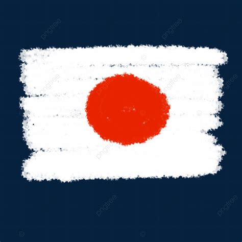 Abstract Japan Flag White Transparent Background Japan Flag Japan