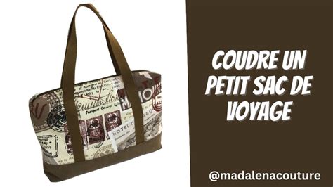 Coudre Un Sac Week End Ou Sport Tuto Couture Madalena 40 OFF