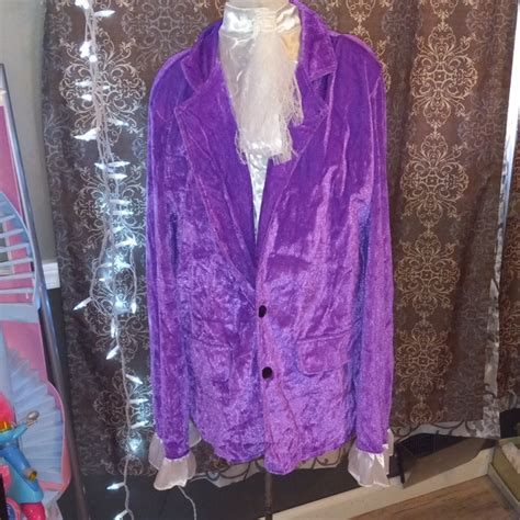 Fun Shack Other Bridgeton Style Romantic Purple Crushed Velvet Ascot Jacket And Pants