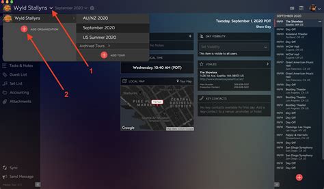 Set Up Your First Tour in Master Tour 3 – Eventric Support