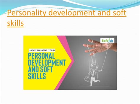 Ppt Safejob Personality Development And Soft Skills Powerpoint