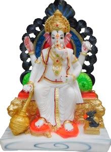 Vinayakmoorti Ganesha Statue Big Size For Home Pooja Temple Lal Bagcha